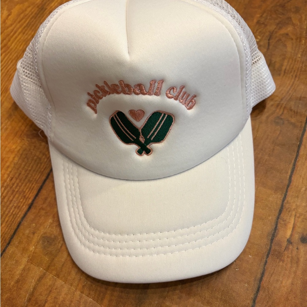 White Pickleball Club Women's Hat‎